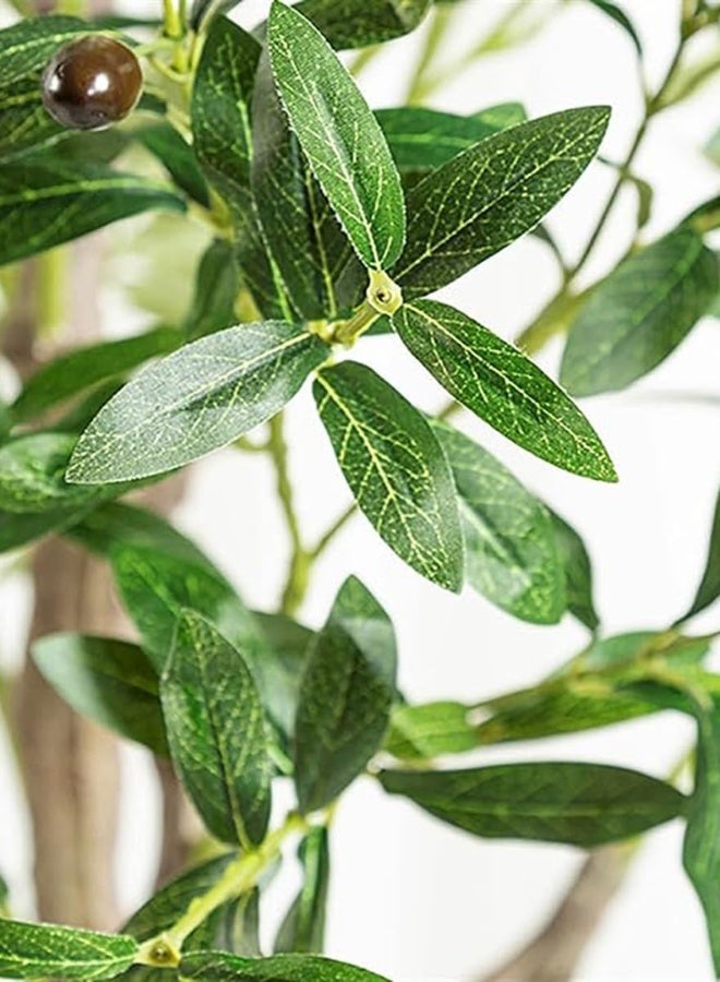 Generic Artificial Olive Tree with Fruits, 120 cm suitable for living rooms, courtyards, terraces, offices, etc.  - Image 3