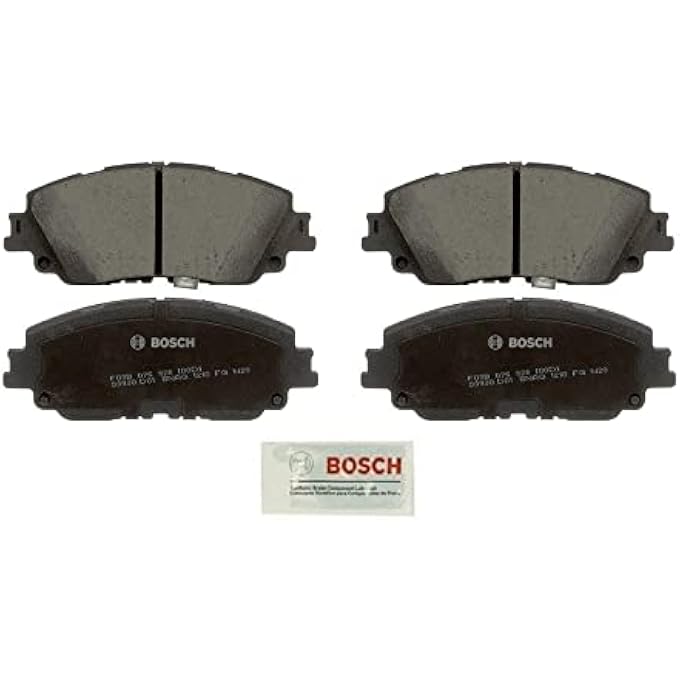 rayihni BOSCH BC2076 QuietCast Premium Ceramic Disc Brake Pad Set  Compatible With Select Lexus ES300h ES350 UX200 UX250h Toyota Avalon Camry RAV4 FRONT - Image 1