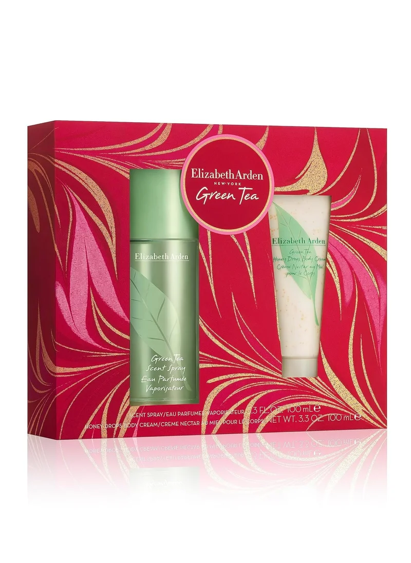 اليزابيث اردن Elizabeth Arden Green Tea Scent Spray And Honey Drops Holiday Gift Set, Savings 15%