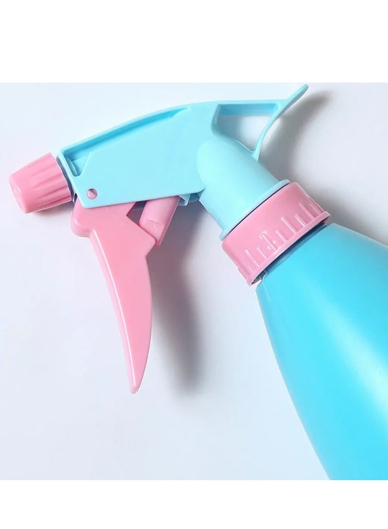 بخاخ بلاستيك متين 500 مل باللون الازرق يعمل باليد للاستخدام في الحديقة والمنازل، زجاجة بخاخ مياه متعددة الاغراض للمنزل والحديقة - Image 5