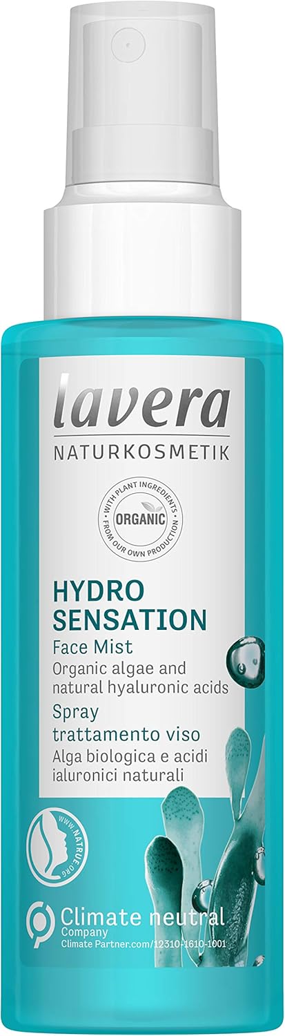 lavera Hydro Sensation Face Mist Organic Algae Natural Hyaluron Acids Natural Cosmetics Vegan certified 100ml