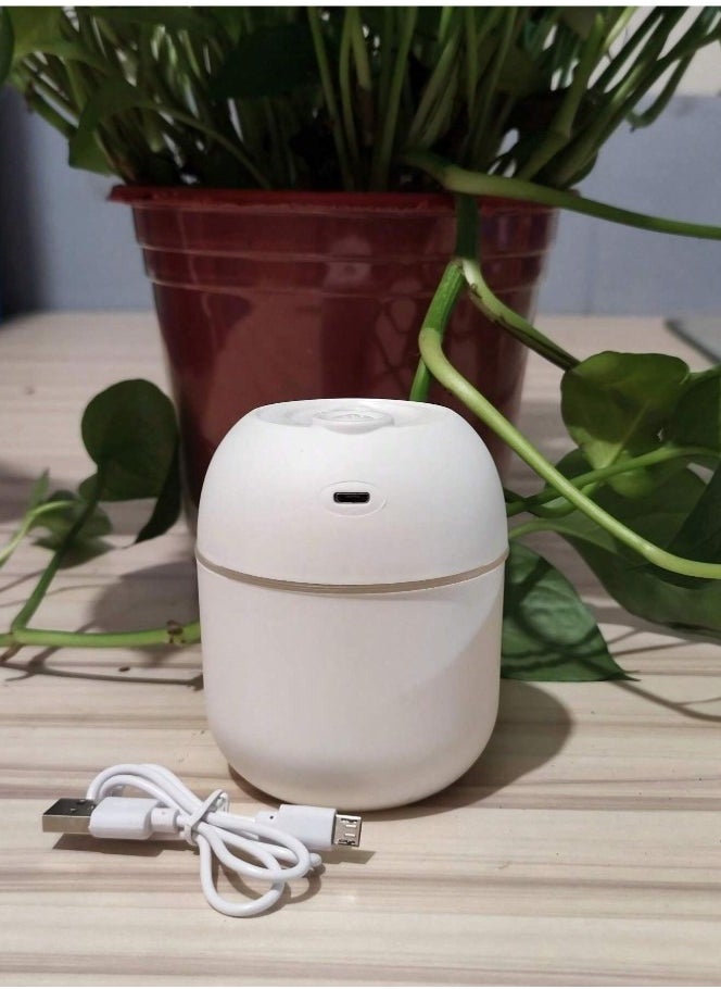 Generic - Diffuser Fragrant 220ml pink color Mini Portable Ultrasonic Humidifier Aroma Essential Oil Diffuser USB Aroma Diffuser for Home Aromatherapy with l - Image 1