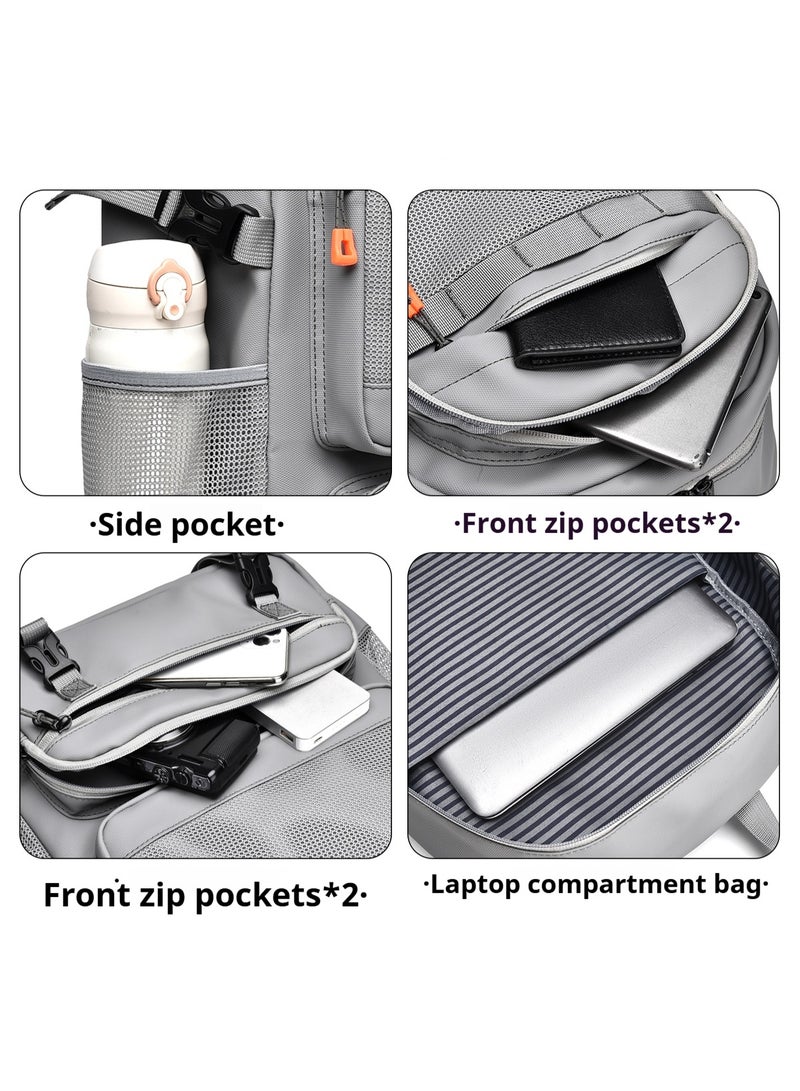 lebonaer The New Definition Backpack Large Capacity Water Resistant Backpack for Travel and Commute Innovative Portable Storage Design Tough Fabric for Unpredictable Weather Organized Compartment for Tech Gear Documents and Accessories Modern On the Go Lifestyle Essential Lightweight Versatile Durable Pack Middle East Travel Suitable College Backpack for Students Business Commuter Bag Daily Use Backpack Spacious Interior Smart Layout Tech Friendly Compartment Electronic Gadget Protection Document Organization Accessory Pockets Style and Comfort Combined Utility Backpack All Purpose Daypack Urban Exploration Gear Travel Across Middle East Heading to Class Backpack Unisex Design for Men and Women Durable Construction Long Lasting Material Weather Resistant Material Rain Protection Splash Proof Easy to Carry Comfortable Straps Ergonomic Design Heavy Duty Zippers Secure Closure Multiple Pockets Internal Organizers Keeps Everything in Place Secure Storage For Belongings Perfect For Professionals And - Image 4