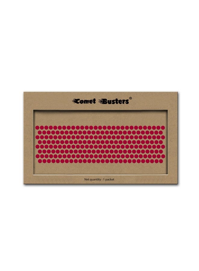 Comet Busters Beautiful Handcrafted Round Red Velvet Bindis (4 mm) (BIN2076) - Image 3