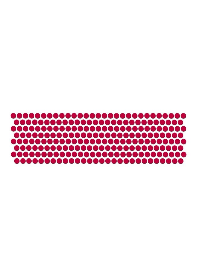 Comet Busters Beautiful Handcrafted Round Red Velvet Bindis (4 mm) (BIN2076) - Image 1