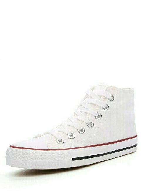 Unisex Chuck Taylor All Star Core Sneakers White High Top