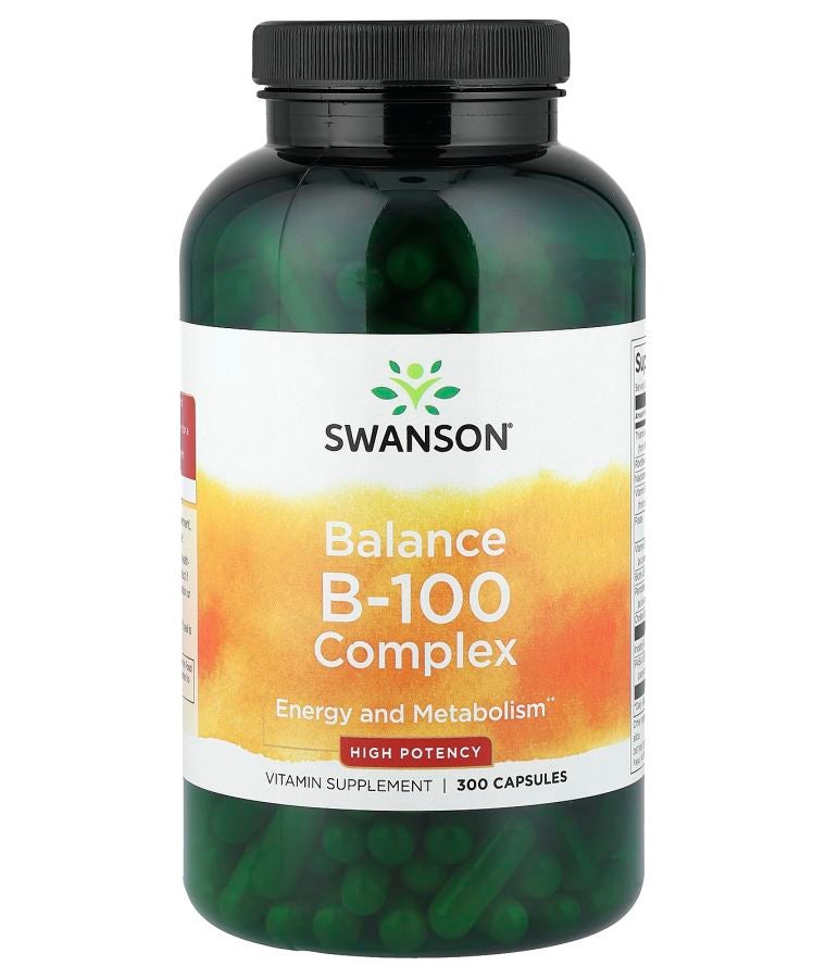 SWANSON Balance B-100 Complex High Potency 300 Capsules