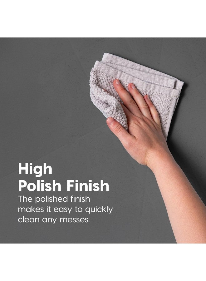 آيريس حامل منصات التبول من IRIS USA - منصات تبول للكلاب والجراء بمقاسات عادية للتدريب على استخدام المرحاض، مزودة بمزالج آمنة، وأقدام مانعة للانزلاق، وحماية من التسرب، تناسب منصات مقاس 22 × 22 بوصة أو أكبر، مربعة، لون رمادي غامق - Image 4