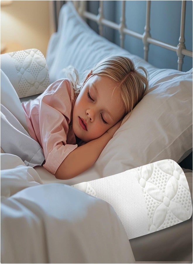Asatdd Bed Bumper for Toddlers, Bed Guard Rail, Soft Memory Foam Child Bed Bumper for Twin, Full, Queen, King Beds with Washable Cover, 2 Pack - Image 1