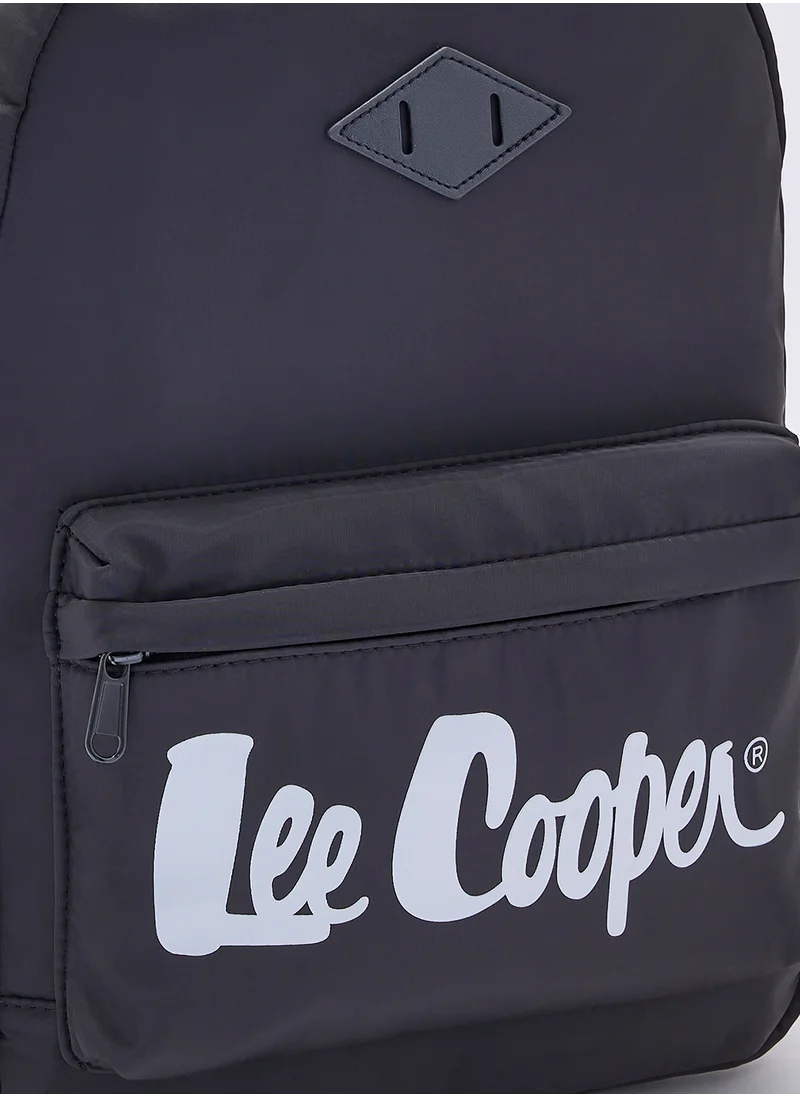 لي كوبر Logo Print Zip Over Backpack