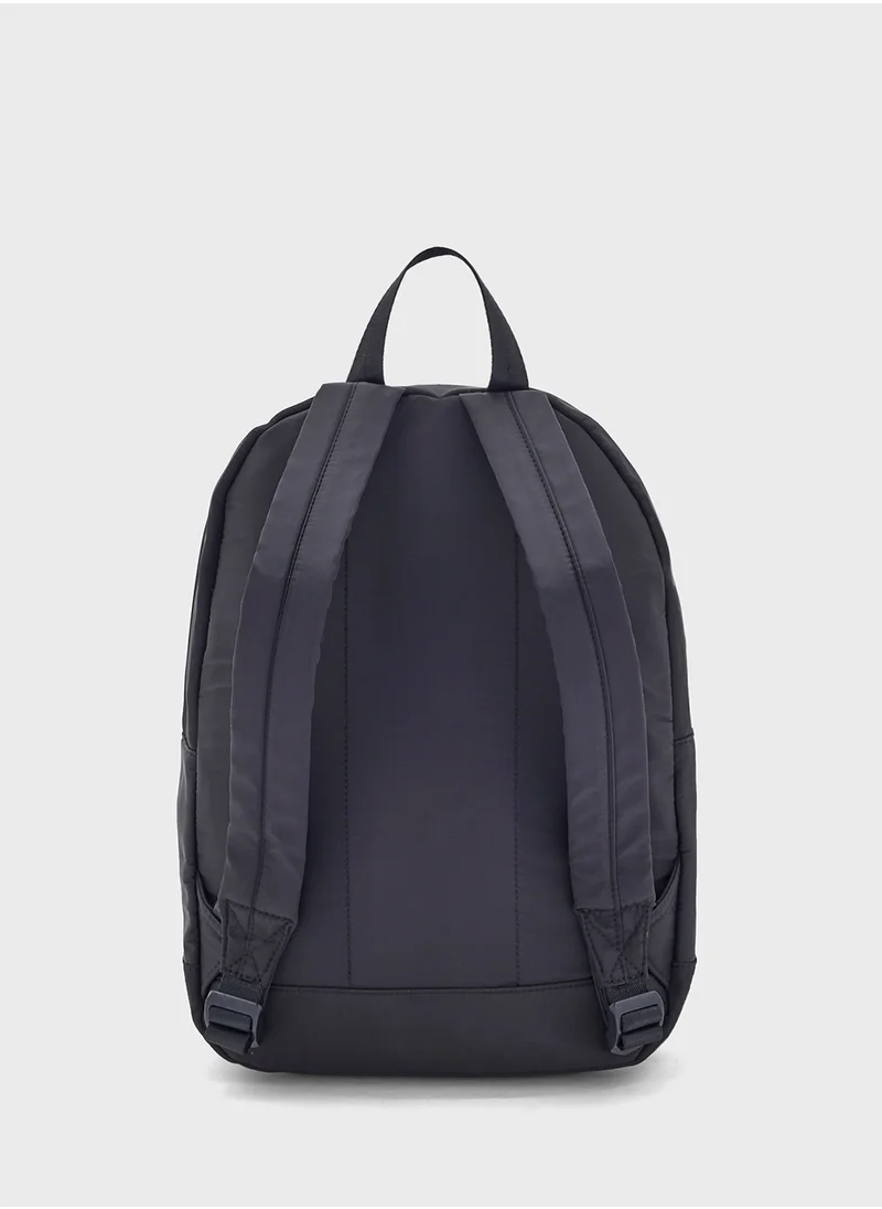 لي كوبر Logo Print Zip Over Backpack