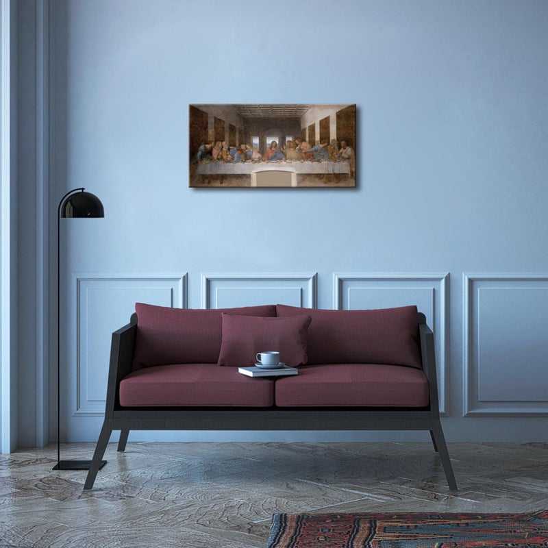 Pyradecor The Last Supper by Leonardo Da Vinci Canvas Prints Christian Wall Decor Long Classic Jesus Posters Pictures for Living Room Bedroom Office Kitchen Decorations - Image 5