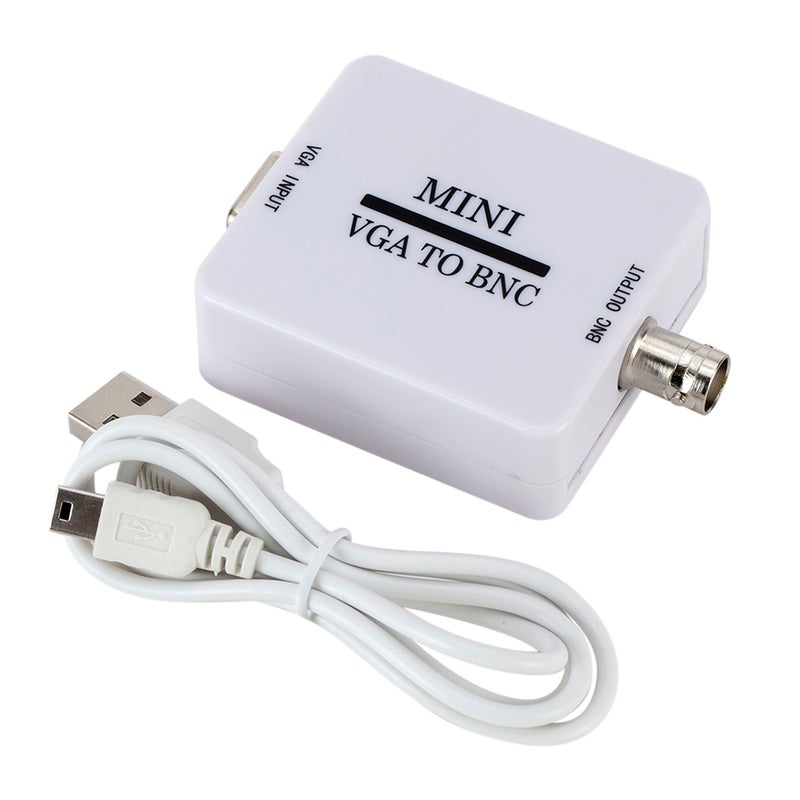 Mini VGA to BNC Video Converter Box VGA to BNC Adapter Convertor Digital Switcher Box for HDTV Monitor - Image 1