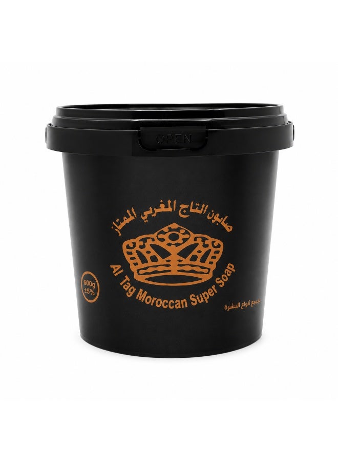 Al Tag Moroccan Super Soap, Natural Exfoliating, 600g - Image 1