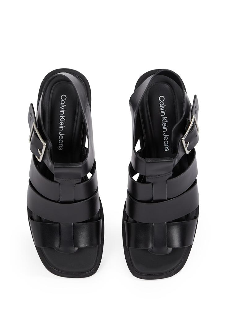 Calvin Klein Jeans HEELED SANDALS WITH BUCKLE  - Image 5