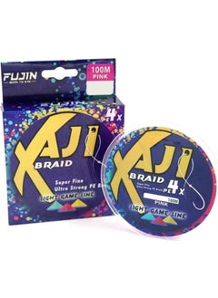 Aji Light Game Braid 4x 0.03MM 100MT. Pink Rope