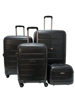 ROWER Luggage Set – Travelling Hard Shell  Expandable Suitcase With Spinner Wheels & TSA 3 Digit Number Lock-Set of 4 Trolley Bags  (20/24/28/14 Inches)  - Image 1