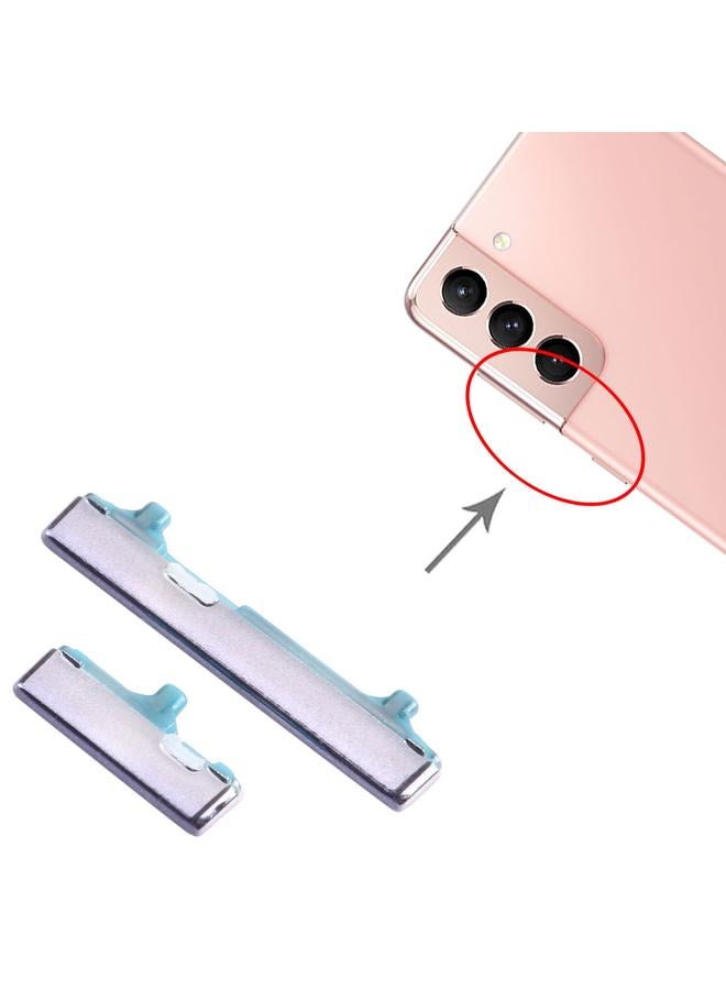 erorex For Samsung Galaxy S21 5G SM-G991 10pcs Power Button + Volume Control Button(Black) - Image 4