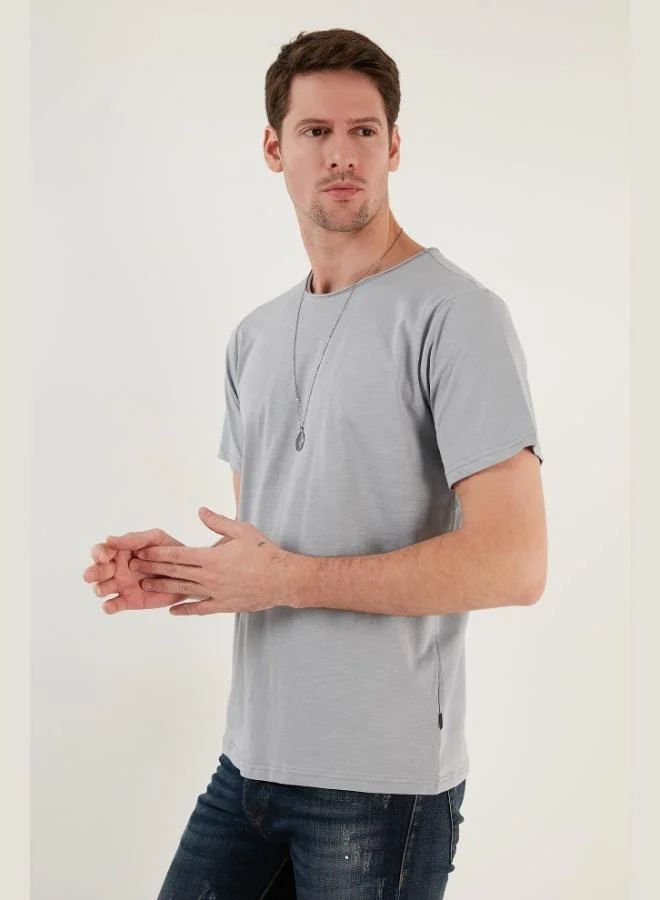 بوراتي Buratti Crew Neck 100% Cotton Regular Fit Basic T Shirt Men's T SHIRT 59020001