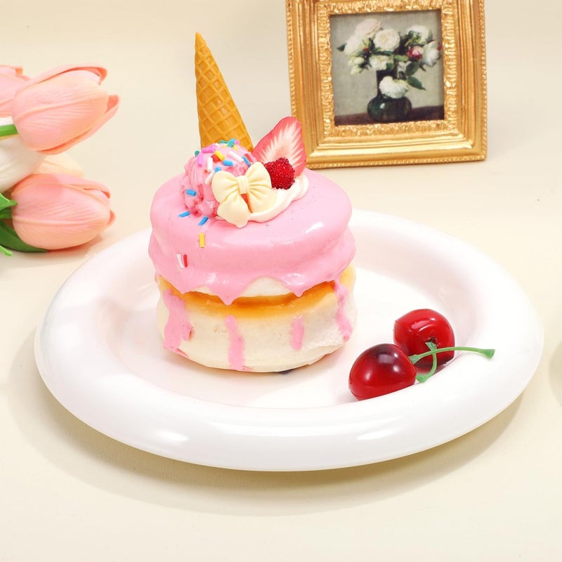 Amosfun Ceramic Pasta Food Tray Munchies Dinner Plate  76 Inch Ceramic Dish Plate Key Jewelry Trinkets Storage Tray - Image 4