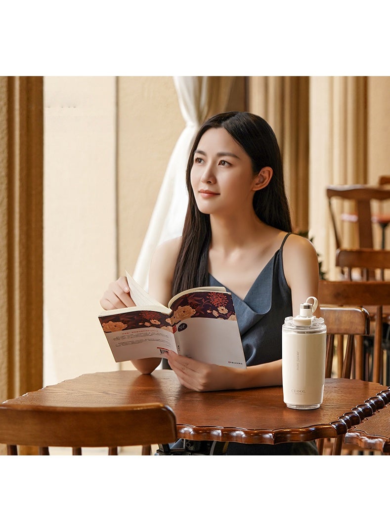 سيوول عصارة متعددة الوظائف قابلة لإعادة الشحن عبر USB، كوب قهوة محمول، كوب عصير كهربائي معزول - Image 4