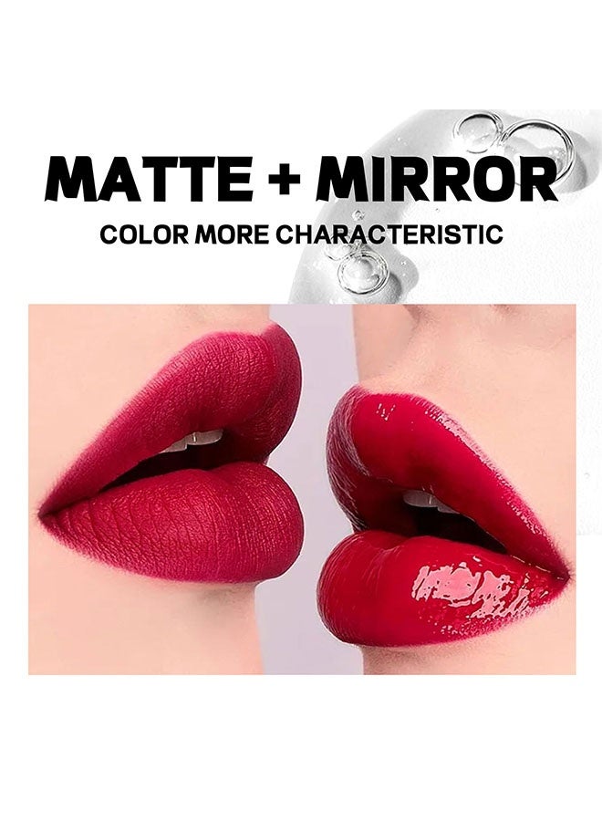 كيو آي بست بايل & غلوس، تاتو لامع وشوكولاتة بنية، قناع تقشير للشفاه، لون شفاه يدوم طويلاً ومقاوم للماء وقابل للإزالة، قناع للشفاه، ملمع شفاه قابل للإزالة، قلم تحديد شفاه، مكياج شفاه ثابت #07 لطخة رائعة - Image 3