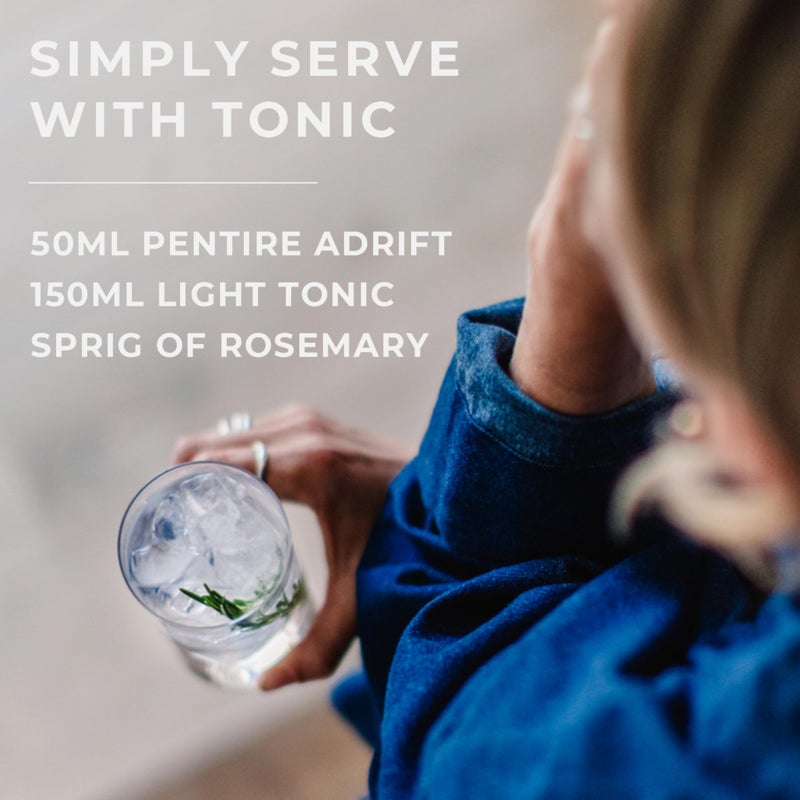 Pentire Adrift 70cl - Botanical Alcohol Free Spirit - Distilled from Native Cornish Plants - No Added Sugar - Vegan - No Artificial Flavours & Colourings - Non Alcoholic Spirit - Image 4