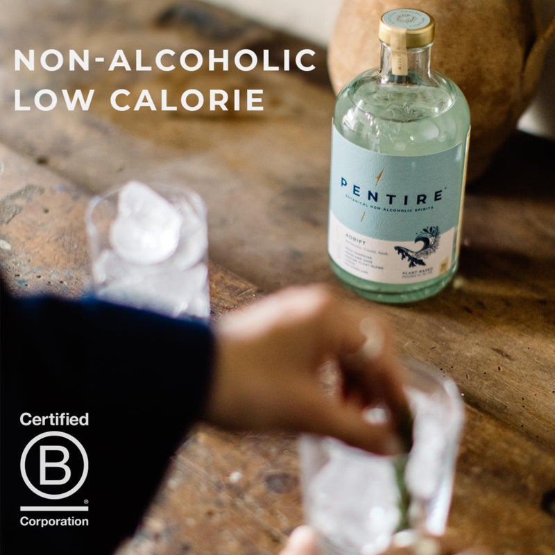 Pentire Adrift 70cl - Botanical Alcohol Free Spirit - Distilled from Native Cornish Plants - No Added Sugar - Vegan - No Artificial Flavours & Colourings - Non Alcoholic Spirit - Image 3