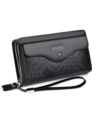 Men's Large Long Leather Clutch Wallet Travel Passport Business Cell Phone Case Credit Card Holder Wallet - pzsku/ZC998420D5D471B235577Z/45/_/1731340471/9f51d040-412b-4109-b412-10d696c17607
