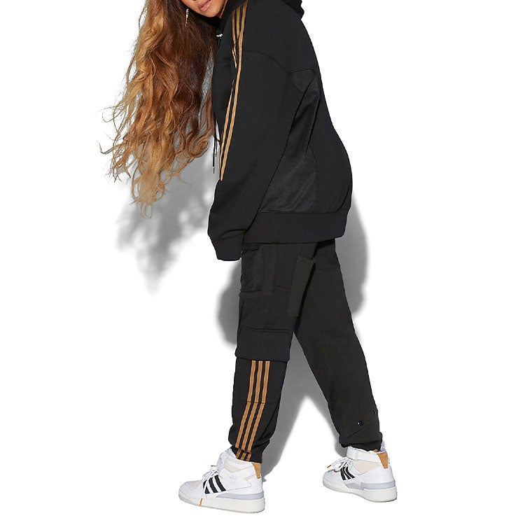 adidas x Ivy Park Unisex Embroidery Logo Black - Image 3