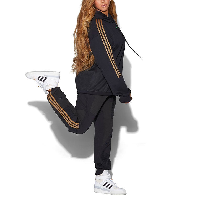 adidas x Ivy Park Unisex Embroidery Logo Black - Image 4