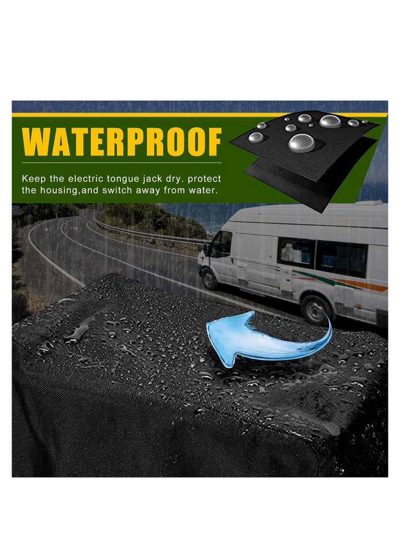 SYOSI RV Jack Cover, Electric Tongue Jack Cover, 420D Oxford Cloth, Sun and Waterproof, Universal Trailer RV Electric Tongue Kilometers Top Cover, Automotive Accessories  - Image 5