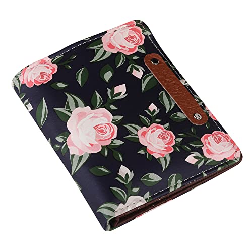 ShopMantra Women's Printed Small Wallet | Women's Purse | Premium Vegan Faux Leatherette Small Pocket Organizer | Coin, Card Holder | Navy Blue - Image 2