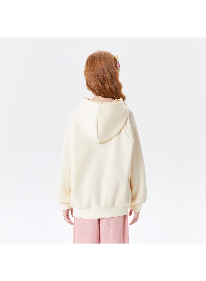 MQD Top + Pants】 Girls' Autumn New Casual Sporty Sweet Outfit Hoodie Set - Image 5
