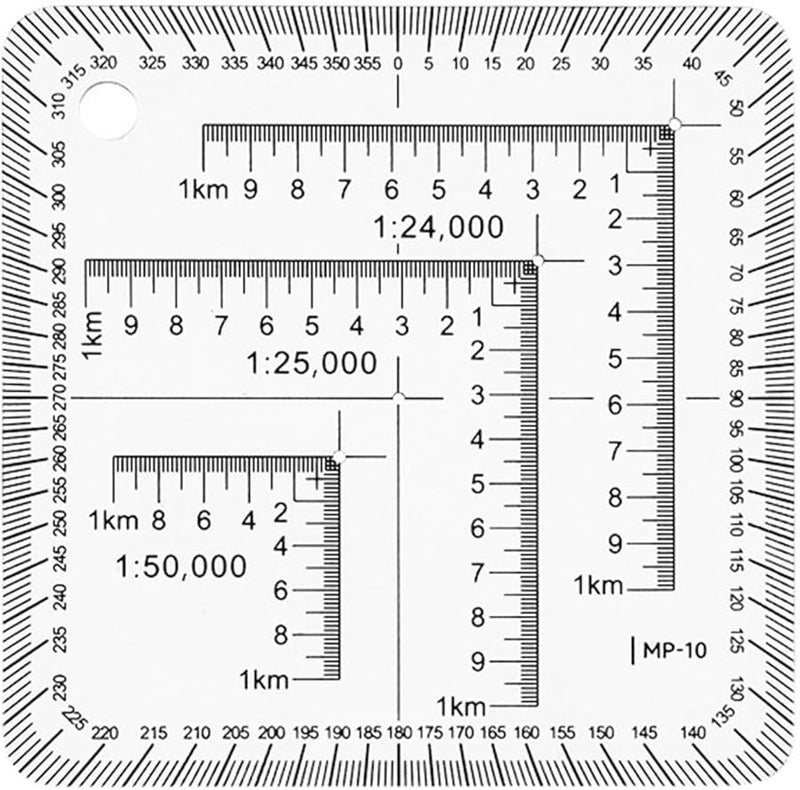 Flexible Map Scale And Protractor For Engineering Surveying And Geographic Learning Projects - Image 5