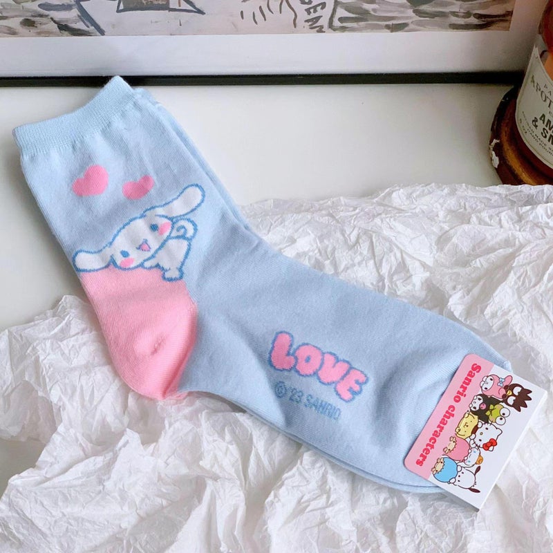 Kids Cartoon Non-Slip Mid-Calf Socks Melody  - Image 2