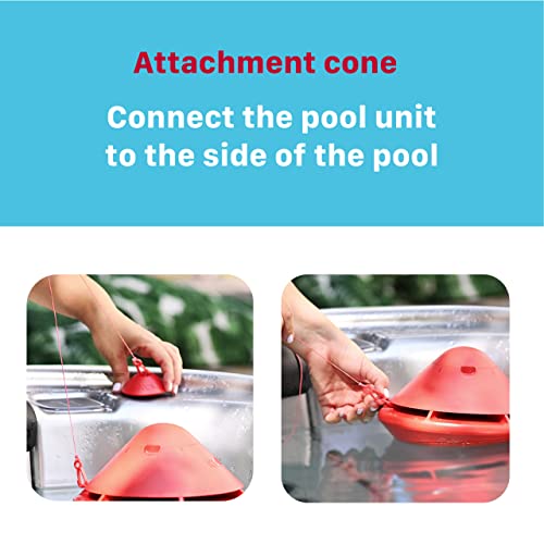 Lifebuoy Genuine Replacement Part for BCone Pool Alarm. BCone Attachment kit for BCone Pool Safety Alarm Pool Unit. - Image 2