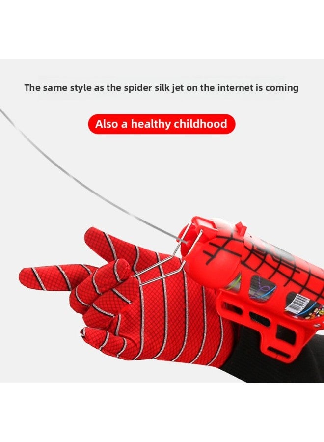 Spider Silk Launcher Spider Silk Launcher Gloves Kids Halloween Toys Spray Hero Cosplay-Color:Spider Silk Launcher  - Image 5