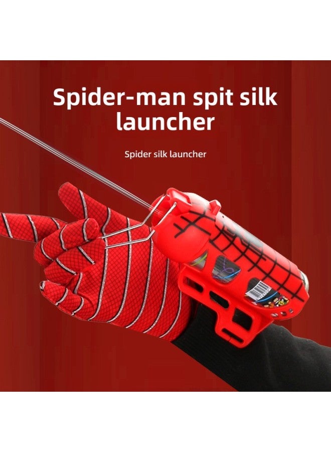 Spider Silk Launcher Spider Silk Launcher Gloves Kids Halloween Toys Spray Hero Cosplay-Color:Spider Silk Launcher  - Image 1