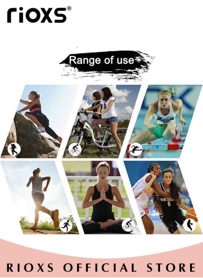 RIOXS Women Compression Shapewear Tops, Short Sleeve Hot Waist Trainer, Underbust Tummy Control Body Shaper, Underbust Corset with Zipper, Lightweight Comfortable Sweat Fitness Shirt, Sauna Effect Tops, Easy to Wear and Take Off  - Image 5