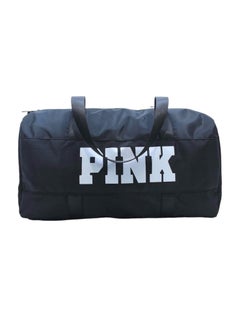 SportQ Gym bag for women and men, a bag with the letters “Pink” pattern made of Oxford cloth, a large-capacity crossbody bag, a sports duffle bag, a shoulder bag for training, travel and yoga, by SportQ  - Image 1