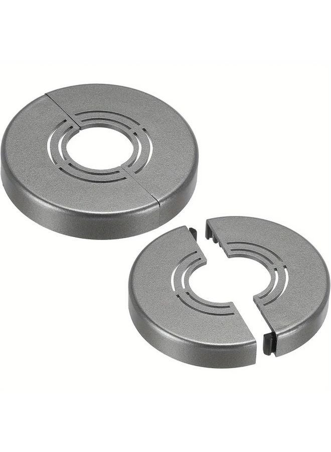 White ABS Split Flange Escutcheon Plate For 0 8 1 1 2 Inch OD Pipe Water Faucet - Image 5