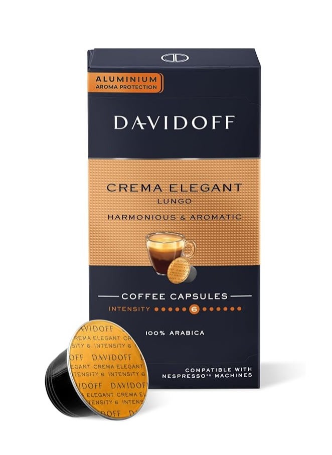 Davidoff DAVIDOFF CREAMA ELEGANT COFFEE CAPSULES 55 GM 10  - Image 1