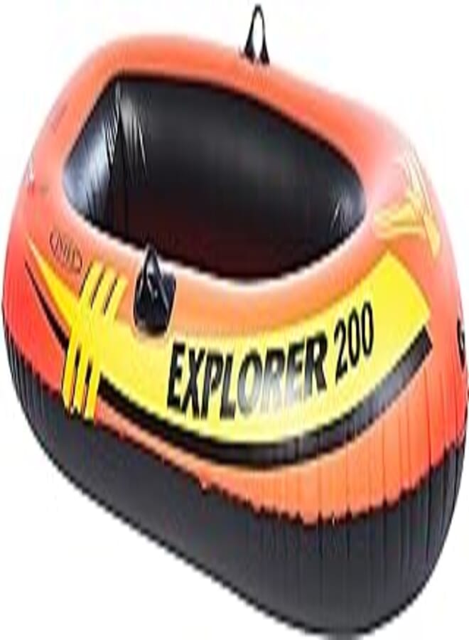 Intex explorer 200, 2-person inflatable boat, orange, 58330ep, 73"x37"x16"-58330