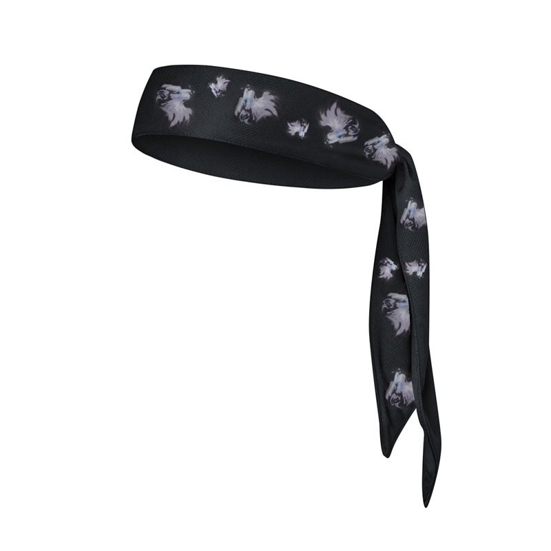 Generic Mens and Womens Sports Headband Running Headband Yoga Hair Band Fitness Sweat-absorbent Headband Strap Headband Wolf head (short) 