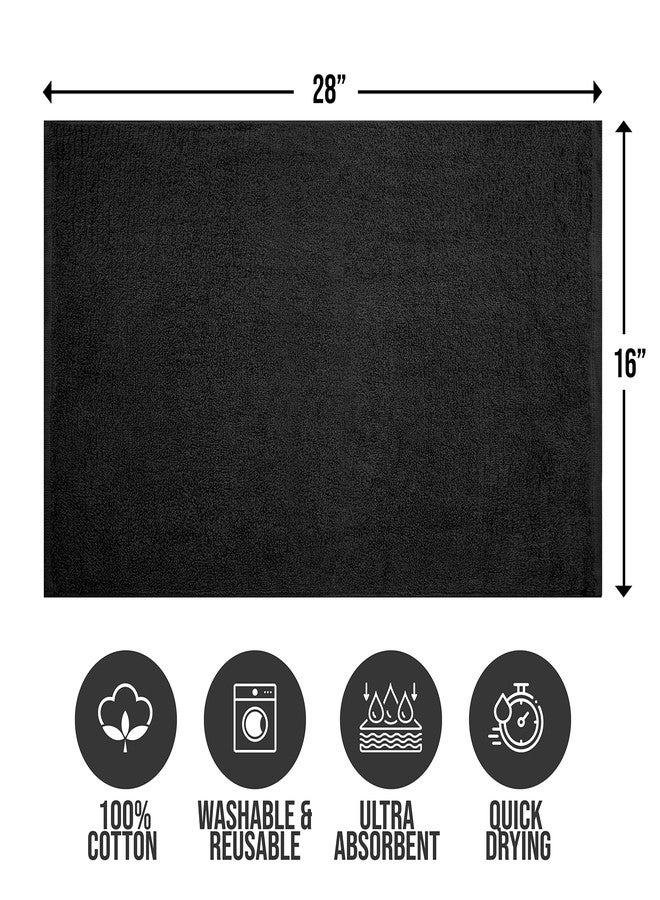 Softolle Salon Towels - Pack of 24 (16"x27") 100% Cotton Ring Spun - Ultra Soft, Highly Absorbent Hand Towels - Bulk for Spa, Gym & Salon (Grey) - Image 2