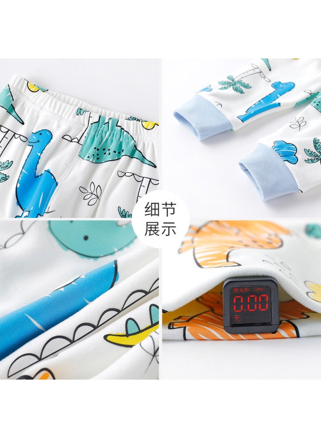 YISHUANGER Thermal Underwear 2-pack Children's Two-piece Set Girls' Clothing Small To Medium Children's Base Layer Warm Pants Homewear Boys' Outdoor Wear - Image 5