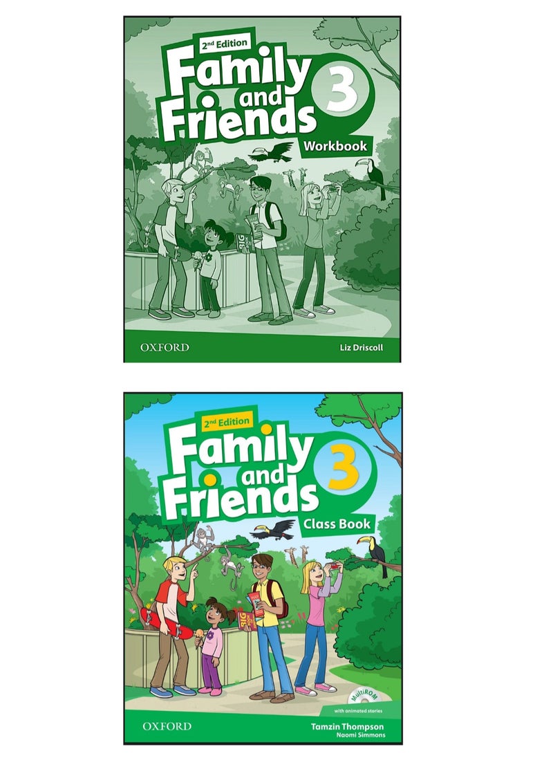 Family and Friends: Level 3: Class Book and workbook by Oxford Editor Paperback Book  - Image 2