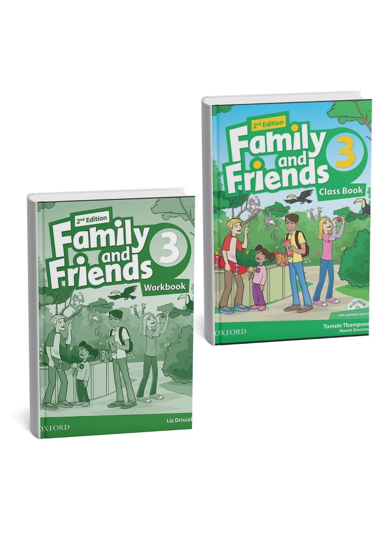 Family and Friends: Level 3: Class Book and workbook by Oxford Editor Paperback Book  - Image 1