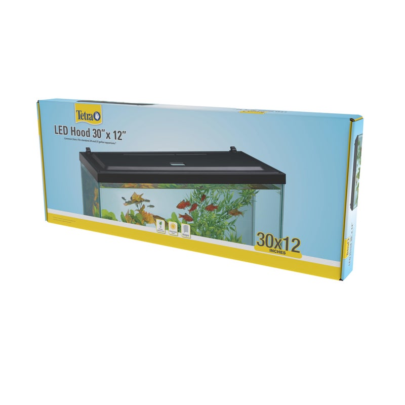 Tetra LED Hood 30 Inches by 12 Inches, Low-Profile Aquarium Hood with Hidden Lighting - Image 3